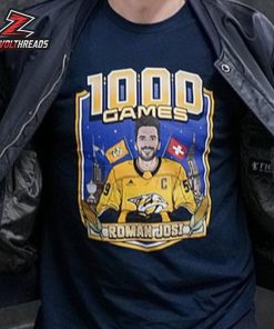Roman Josi Nashville Predators 1000th Game Tee Celebration Unisex T-Shirt