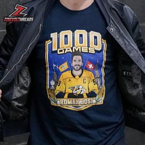 Roman Josi Nashville Predators 1000th Game Tee Celebration Unisex T-Shirt