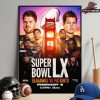 Seattle Seahawks Versus New England Patriots A Super Bowl Rematch Over A Decade On February 8th 2026 Home Decor Poster Canvas