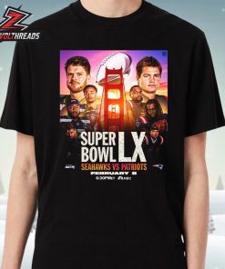 Seattle Seahawks Versus New England Patriots A Super Bowl Rematch Over A Decade On February 8th 2026 Unisex T-Shirt