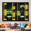 Anthony Edwards Minnesota Timberwolves Poster Dunk In Match Versus Chicago Bulls NBA 2025-2026 Home Decor Poster Canvas