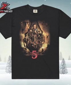 Stranger Things x Kyle Lambert Comfort Colors Tee Season 5 Finale Art Unisex T-Shirt