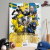 UW–River Falls Football Claimed The 2025 NCAA Division III National Champions Home Decor Poster Canvas