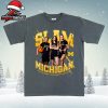 Syla Swords Mila Holloway Olivia Olson Michigan Wolverines On Slam University Cover Tee Run The Maize Unisex T-Shirt