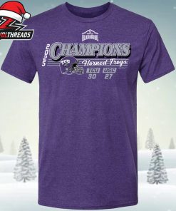 TCU Horned Frogs 2025 Valero Alamo Bowl Champions Tee Score Purple Unisex T-Shirt