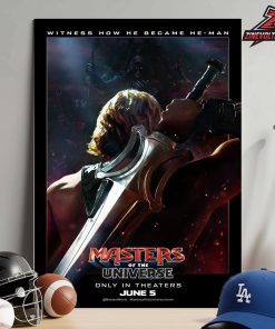 Take The Sword Official Poster Masters Of The Universe Is Only In Theaters June 5 Home Decor Poster Canvas