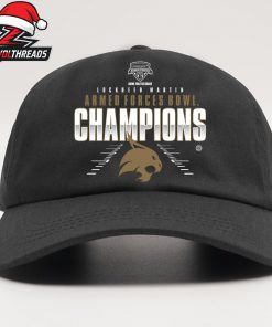 Texas State Bobcats 2025 NCAA Football Lockheed Martin Armed Forces Bowl Champions Snapback Classic Hat Cap