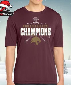 Texas State Bobcats 2025 NCAA Football Lockheed Martin Armed Forces Bowl Champions Unisex T-Shirt
