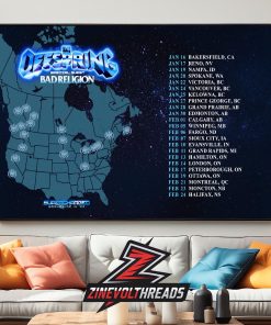 The Offspring Supercharged Worldwide 2026 Kicks Off In North America With Bad Religion Home Decor Poster Canvas