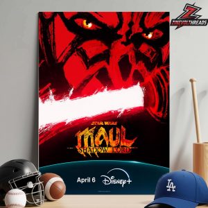 The Star Wars Maul – Shadow Lord Two-Episode Premiere Streams April 6 Only On Disney Plus Home Decor Poster Canvas