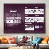 Golden State Valkyries WNBA 2026 Season Schedule 1 Home Decor Poster Canvas