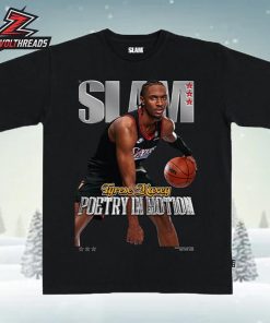 Tyrese Maxey Philadelphia 76ers On The Slam 260 Cover Tee Poetry In Motion Unisex T-Shirt