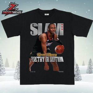 Tyrese Maxey Philadelphia 76ers On The Slam 260 Cover Tee Poetry In Motion Unisex T-Shirt
