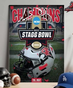 UW–River Falls Football Claimed The 2025 NCAA Division III National Champions Home Decor Poster Canvas