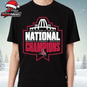 UW–River Falls Football Stagg Bowl 2025 NCAA Division III National Champions Logo Unisex T-Shirt