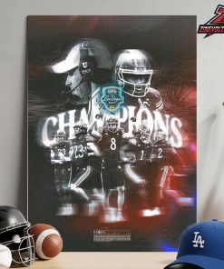 Utah Utes Is The 2025 NCAA Football SRS Ditribution Las Vegas Bowl Champions Home Decor Poster Canvas