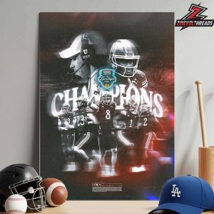 Utah Utes Is The 2025 NCAA Football SRS Ditribution Las Vegas Bowl Champions Home Decor Poster Canvas