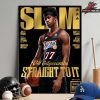 Tyrese Maxey Philadelphia 76ers On The Gold Metal Slam 260 Cover Magazine Poetry In Motion Home Decor Poster Canvas