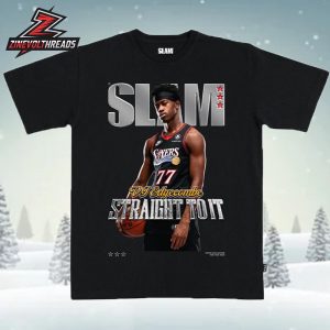 VJ Edgecombe Philadelphia 76ers On The Slam 260 Cover Tee Straight To It Unisex T-Shirt