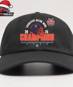 Virginia Cavaliers Taxslayer Gator Bowl Champions 2025 NCAA Football Snapback Classic Hat Cap