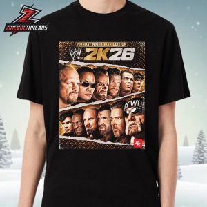 WWE Reveals The Cover For WWE 2K26 Monday Night War Edition Unisex T-Shirt