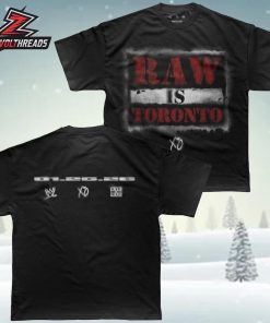WWE x The Weeknd Unisex RAW Is Toronto Two Sided Unisex T-Shirt