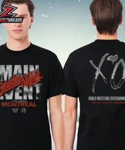 WWE x The Weeknd Unisex Saturday Night’s Main Event Two Sided Unisex T-Shirt