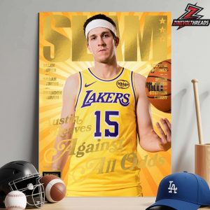 Austin Reaves Los Angeles Lakers Slam 260 Gold Metal Magazine Cover Against All Odds Home Decor Poster Canvas