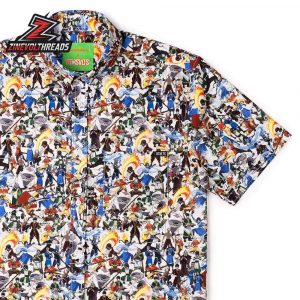 Avatar The Last Airbender The Aang Gang KUNUFLEX Short Sleeve Hawaiian Shirt