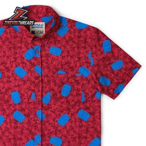 Barrel of Monkeys Monkeyin Around KUNUFLEX Short Sleeve Hawaiian Shirt