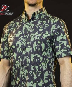 Batman 85th Anniversary Gotham Graffiti KUNUFLEX Short Sleeve Hawaiian Shirt