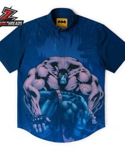 Batman Breaking Bat KUNUFLEX Short Sleeve Hawaiian Shirt