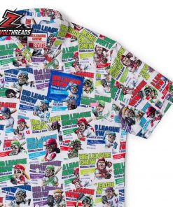 Big League Chew Fresh Pouches KUNUFLEX Short Sleeve Hawaiian Shirt