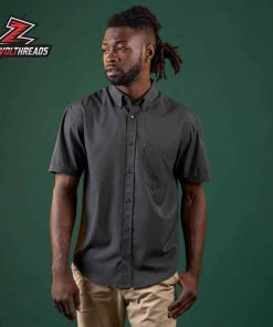 Blackened Pearl KUNUFLEX Short Sleeve Hawaiian Shirt