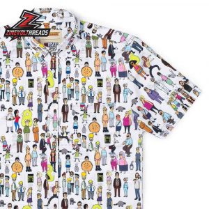 Bob’s Burgers Grand Re-Re-Re-Opening KUNUFLEX Short Sleeve Hawaiian Shirt