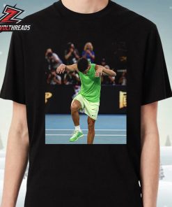 Carlos Alcaraz Repeat Fernando Alonso Iconic Clebration 2026 Australia Open Champion Unisex T-Shirt
