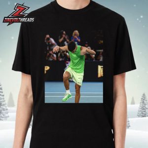 Carlos Alcaraz Repeat Fernando Alonso Iconic Clebration 2026 Australia Open Champion Unisex T-Shirt