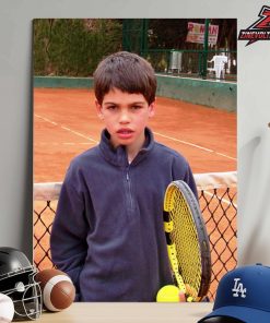 Carlos Alcaraz Young Carlitos The 22 Youngest Career Grand Slam In Tennis History Home Decor Poster Canvas