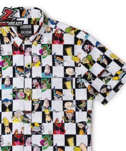 Cartoon Network Cartoon Cartoons KUNUFLEX Short Sleeve Hawaiian Shirt