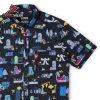 Cartoon Network Friday Lineup KUNUFLEX Short Sleeve Hawaiian Shirt Cartoon Network Friday Lineup KUNUFLEX Short Sleeve Hawaiian Shirt