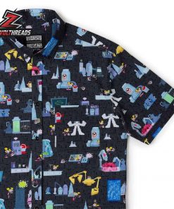 Cartoon Network DEE DEE KUNUFLEX Short Sleeve Hawaiian Shirt