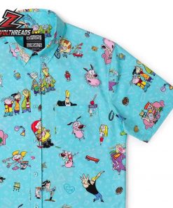 Cartoon Network Friday Lineup KUNUFLEX Short Sleeve Hawaiian Shirt
