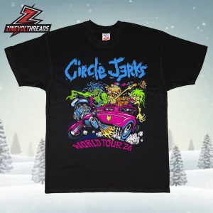 Circle Jerks World Tour 2026 Car Tee Unisex T-Shirt
