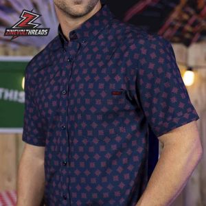 Cool S F KUNUFLEX Short Sleeve Hawaiian Shirt