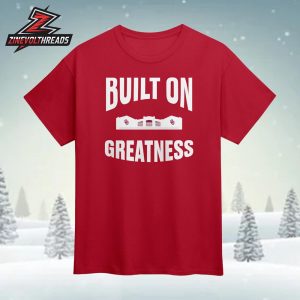 Crimson Oklahoma Sooners 2026 Softball Built on Greatness Fan Unisex T-Shirt
