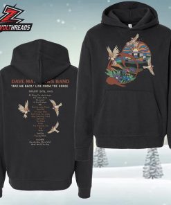 Dave Matthews Band Take Me Back Live From The Gorge Hoodie August 30th 2025 Two Sided Unisex T-Shirt