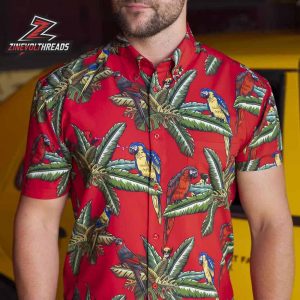 Deadpool And Wolverine Bubs of a Feather KUNUFLEX Short Sleeve Hawaiian Shirt