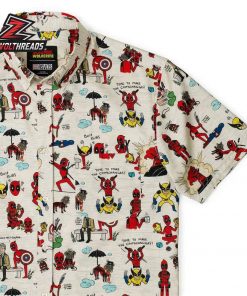 Deadpool And Wolverine Wades World KUNUFLEX Short Sleeve Hawaiian Shirt