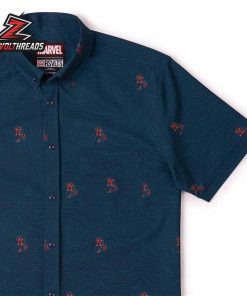 Deadpool Merc-maid KUNUFLEX Short Sleeve Hawaiian Shirt