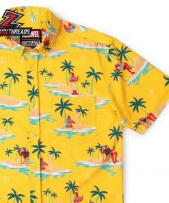 Deadpool Stuntpool KUNUFLEX Short Sleeve Hawaiian Shirt